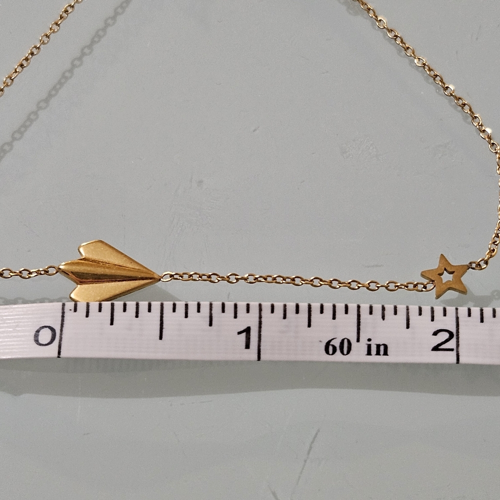 Paper Airplane Necklace - Picture 12 of 12